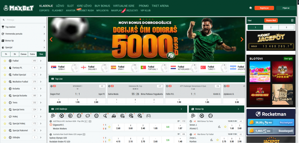 Maxbet vebsajt
